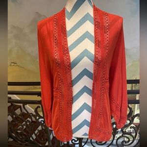 Susana Monaco Crochet Detail Top